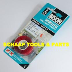 Doublefix onzichtbaar 19 mm x 1,5 meter volledig transparante dubbelzijdige montagetape | 6311830